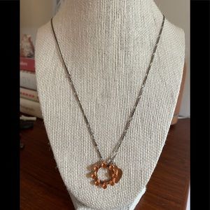 Bing Bang by Anna Sheffield Ring Cap Heart Charm Necklace